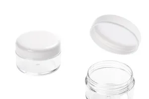 Acryl- Cremedose 30ml mit weißem Deckel in einer Packung mit 12 Stücken-1