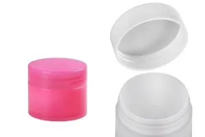 Vasetto di plastica da 10 ml a doppio fondo con inserto interno – 12 pz-1