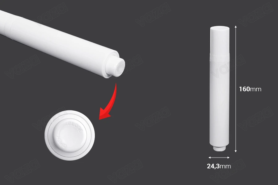Μπουκαλάκι πλαστικό για καλλυντική χρήση 18 ml με αντλία roll-on και καπάκι-εικόνα_διαστάσεις