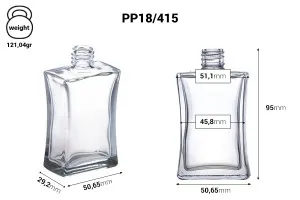 Flacon de parfum rectangulaire de 50 ml (18/415)-2