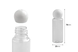 20ml plastic shampoo bottle with cap - available in a package with 50 pcs-2