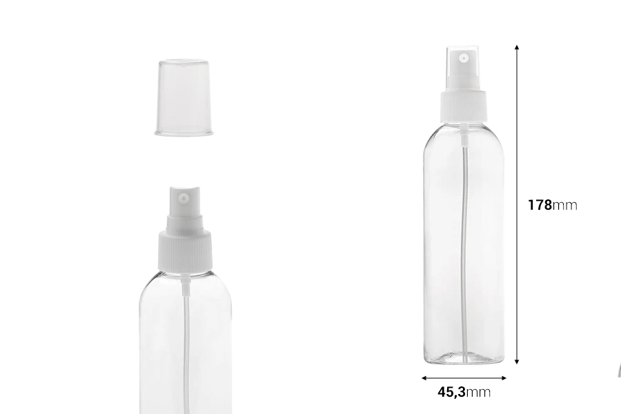 PET Μπουκάλι 200 ml με σπρέι για ελαφρά λιπαρές ουσίες σε συσκευασία των 12 τεμαχίων PET Μπουκάλι 200 ml με σπρέι για ελαφρά λιπαρές ουσίες σε συσκευασία των 12 τεμαχίων