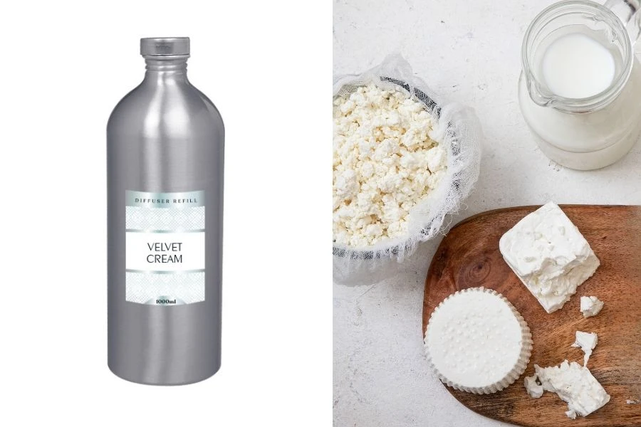 Velvet Cream Ανταλλακτικό υγρό αρωματικού χώρου 1000 ml