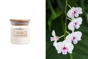 Thai Orchid Αρωματικό κερί σόγιας με ξύλινο φυτίλι (110gr)-1