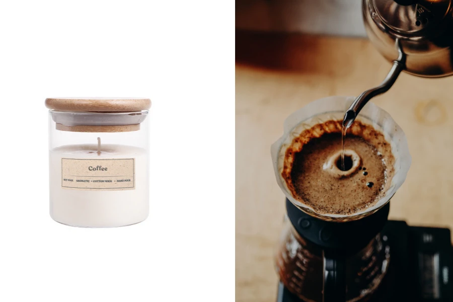 Coffee Αρωματικό κερί σόγιας με βαμβακερό φυτίλι (110gr) Coffee Αρωματικό κερί σόγιας με βαμβακερό φυτίλι (110gr)