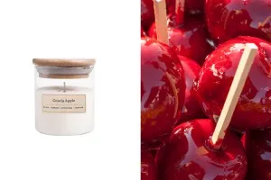 Candy Apple Αρωματικό κερί σόγιας με βαμβακερό φυτίλι (110gr)-1
