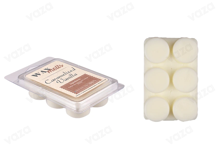 Wax melts με άρωμα Caramelized Vanilla (75gr) Wax melts με άρωμα Caramelized Vanilla (75gr)-εικόνα_διαστάσεις