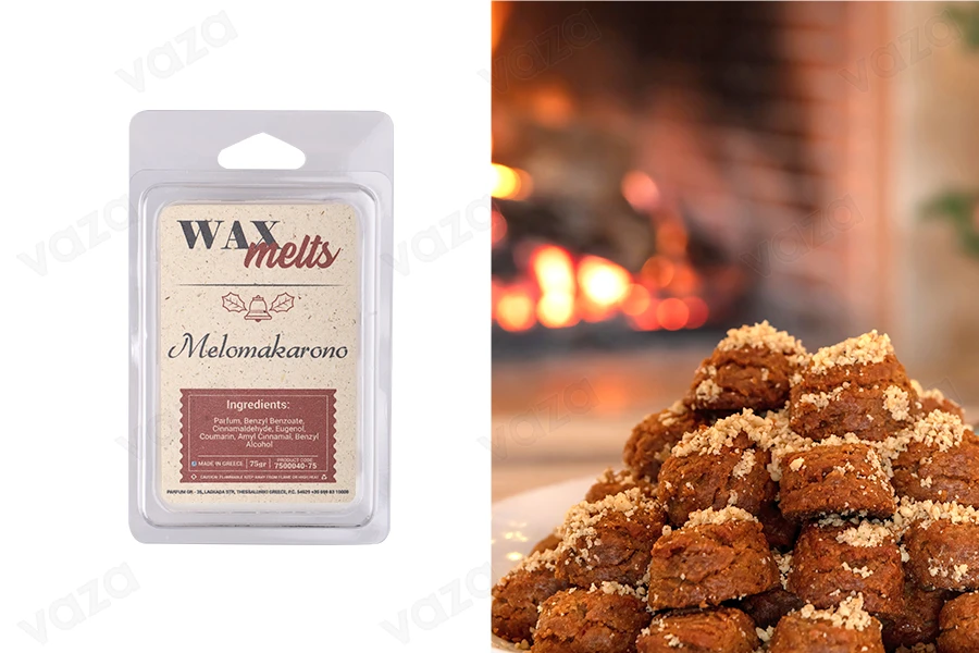 Wax melts with Melomakarono scent (75gr) Wax melts with Melomakarono scent (75gr)-image_product