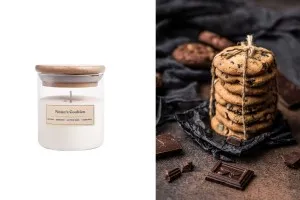 Nana's Cookies Αρωματικό κερί σόγιας με βαμβακερό φυτίλι (110gr)-1