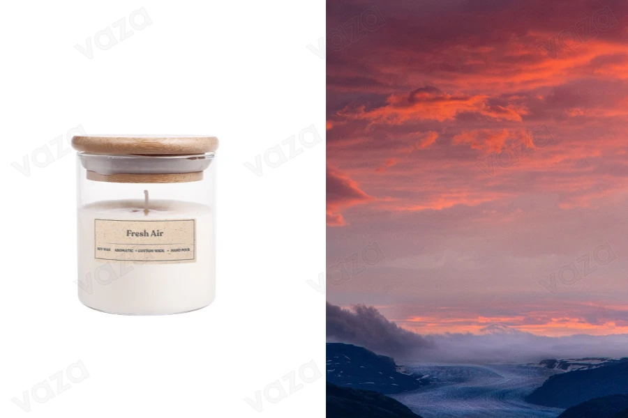 Fresh Air Aromatic soy candle with cotton wick (110gr) Fresh Air Aromatic soy candle with cotton wick (110gr)-image_product