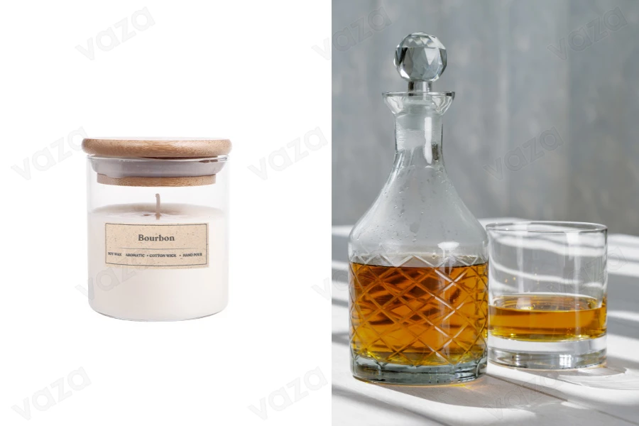 Bourbon Αρωματικό κερί σόγιας με βαμβακερό φυτίλι (110gr) Bourbon Αρωματικό κερί σόγιας με βαμβακερό φυτίλι (110gr)-εικόνα_προϊοντική