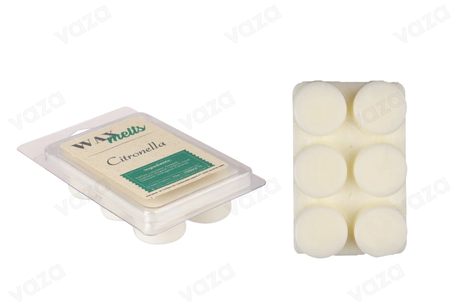 Wax melts με άρωμα Citronella (75gr) Wax melts με άρωμα Citronella (75gr)-εικόνα_διαστάσεις
