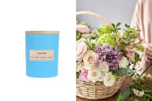 Bougie aromatique au soja avec mèche en coton (140gr) 7500069-1