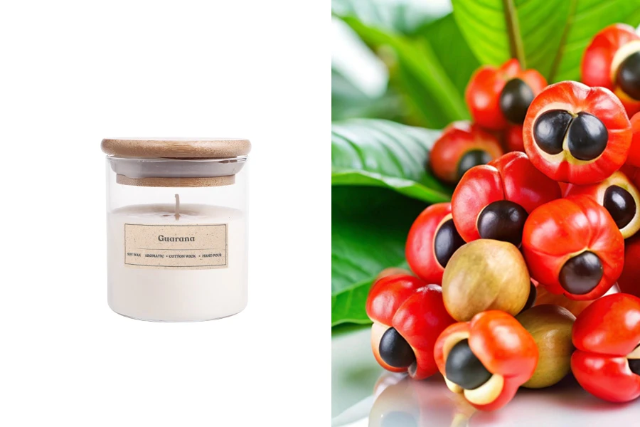 Guarana αρωματικό κερί σόγιας με βαμβακερό φυτίλι (110gr) Guarana αρωματικό κερί σόγιας με βαμβακερό φυτίλι (110gr)