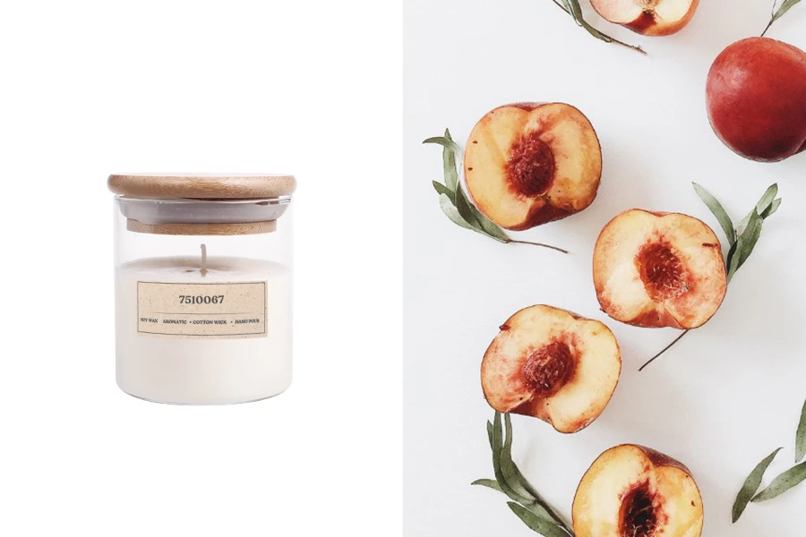 Scented soy candle with cotton wick 7510067 (110gr)