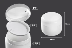 Plastikdose 200ml weiß, doppelt mit Plastikdichtung-2