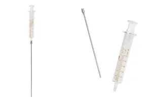 Seringue en verre de 5 ml avec aiguille en métal-1