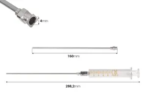 10ml perfume glass syringe with metal dispensing needle-2