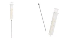 Siringa in vetro da 30 ml con ago in metallo Siringa in vetro da 30 ml con ago in metallo
