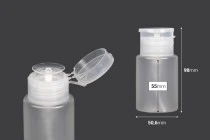 Πλαστικό μπουκάλι 100 ml με αντλία pumper για ασετόν - 12 τμχ Πλαστικό μπουκάλι 100 ml με αντλία pumper για ασετόν - 12 τμχ