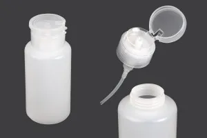 Plastikflasche 200 ml mit Pumpspender für Aceton - 12 Stk-1