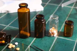 Braunglasflasche 3 ml für Medizin -12 Stücke-5