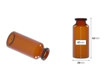 Μπουκαλάκι 20 ml γυάλινο, καραμελέ για φάρμακα και ομοιοπαθητικά - 12 τμχ Μπουκαλάκι 20 ml γυάλινο, καραμελέ για φάρμακα και ομοιοπαθητικά - 12 τμχ