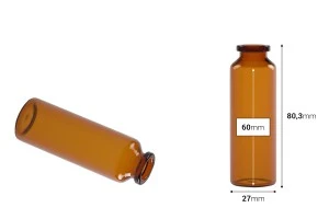 Μπουκαλάκι 30 ml γυάλινο, καραμελέ για φάρμακα και ομοιοπαθητικά - 12 τμχ-2