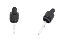 Σταγονομετρητής 15 ml με ασφάλεια CRC, πιπίλα σε μαύρο ΜΑΤ και διαβάθμιση - κατάλληλη και για ηλεκτρονικό τσιγάρο (ατομική συσκευασία) Σταγονομετρητής 15 ml με ασφάλεια CRC, πιπίλα σε μαύρο ΜΑΤ και διαβάθμιση - κατάλληλη και για ηλεκτρονικό τσιγάρο (ατομική συσκευασία)