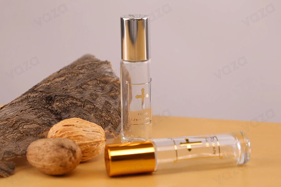 Roll on 10 ml glass with balloons, "Mount Athos" print and aluminum lid for churches - monasteries Roll on 10 ml glass with balloons, "Mount Athos" print and aluminum lid for churches - monasteries-image_group