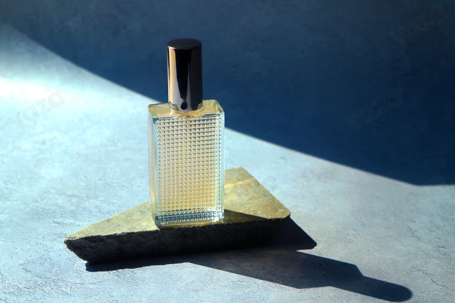 50ml grid glass pineapple texture perfume bottle (18/415)-image_group