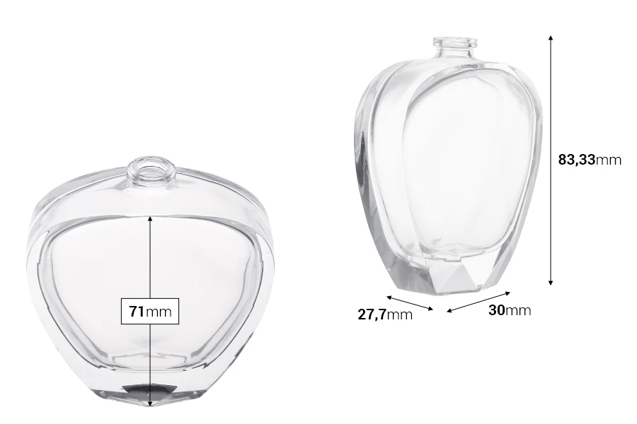 Μπουκάλι 50 ml πολυτελείας crimp 15 mm για αρώματα