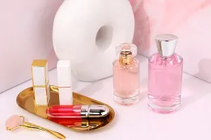 Glass perfume glass bottle 50 ml  with crimp neck 15 mm-3
