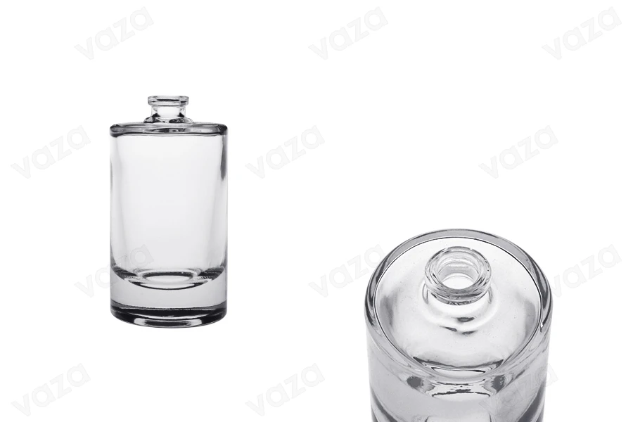 Shishe qelqi cilindrike për parfum 50 ml me mbyllje sigurie ‘crimp’ 15 mm. Shishe qelqi cilindrike për parfum 50 ml me mbyllje sigurie ‘crimp’ 15 mm.-εικόνα_προϊοντική