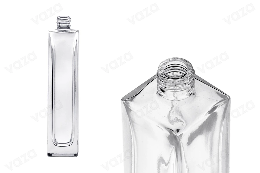 Φιάλη αρωμάτων 100 ml γυάλινη με τετράγωνο σώμα 18/415-εικόνα_προϊοντική