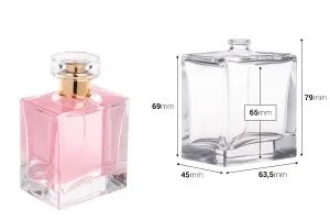 Glasparfümflakon 100 ml mit Halsbördelung 15 mm-2