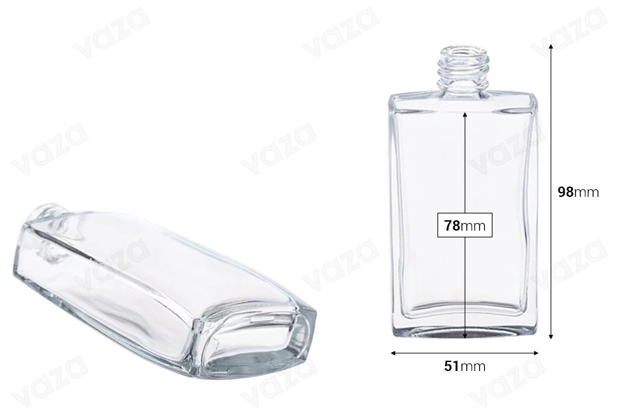 Parfüm Flakon 50 ml in einer besonderen Form 18/415-bildabmessungen
