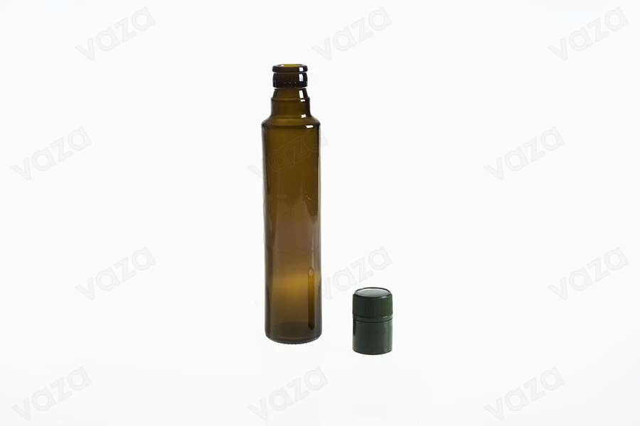 Μπουκάλι γυάλινο Uvag για ελαιόλαδο και ξύδι 250 ml με λαιμό για πώμα ασφαλείας 1031/47 (τύπου Guala)-