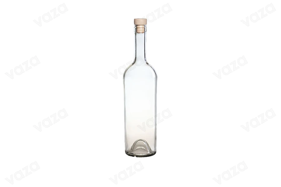 Μπουκάλι για κρασί 750 ml Conica Διάφανο-εικόνα_διαστάσεις