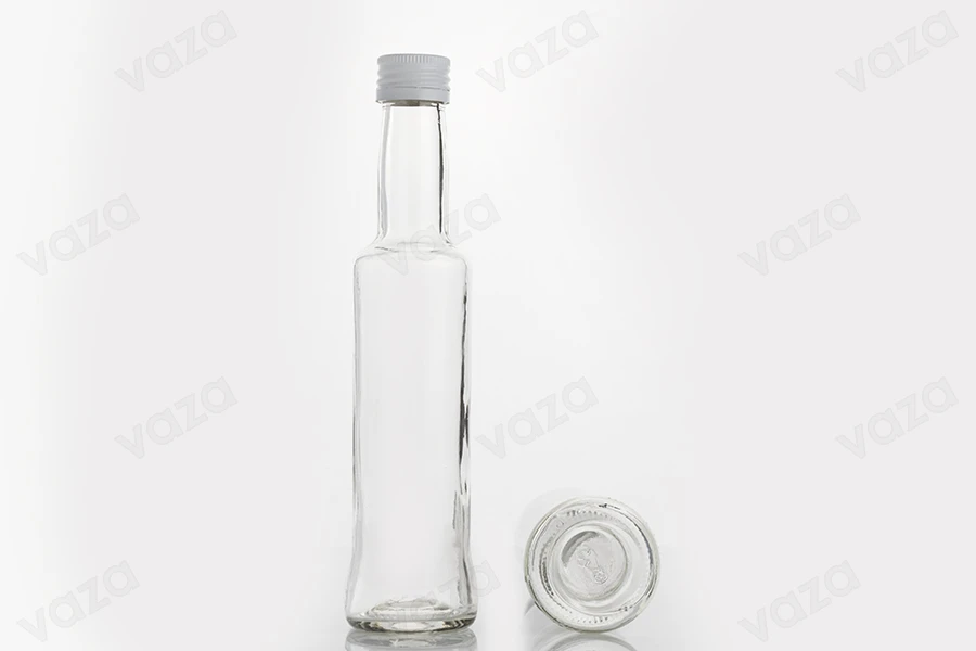 Μπουκάλι για ούζο 200 ml με βιδωτό στόμιο (PP 28)-εικόνα_σύνθεση