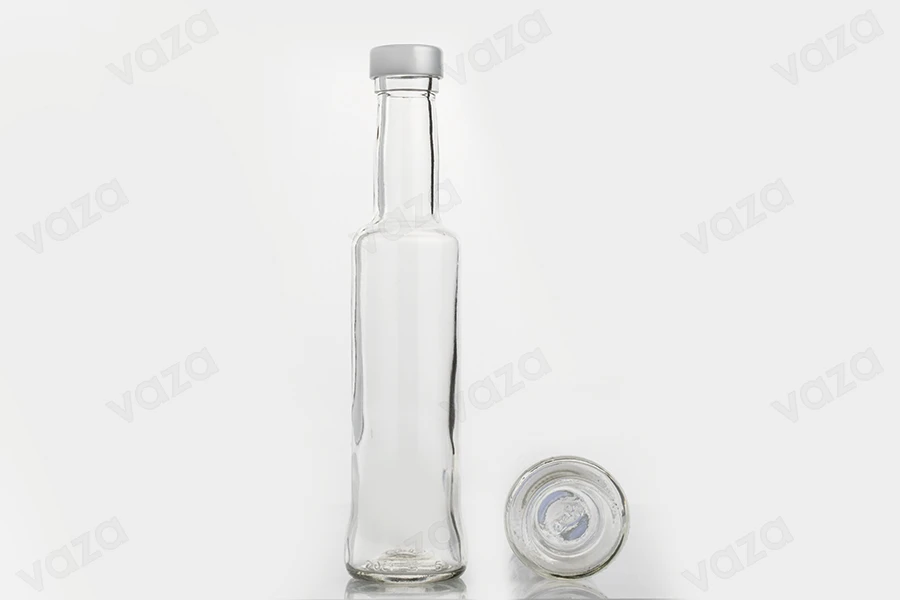 Μπουκάλι για ούζο 200 ml με βιδωτό στόμιο (PP 28)-εικόνα_σύνθεση