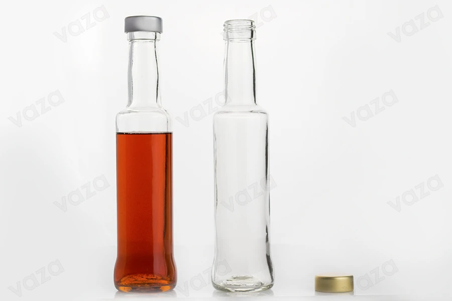 Μπουκάλι για ούζο 200 ml με βιδωτό στόμιο (PP 28)-εικόνα_σύνθεση