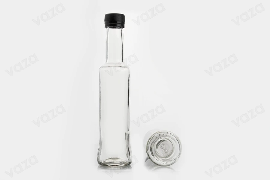 Μπουκάλι για ούζο 200 ml με βιδωτό στόμιο (PP 28)-εικόνα_σύνθεση