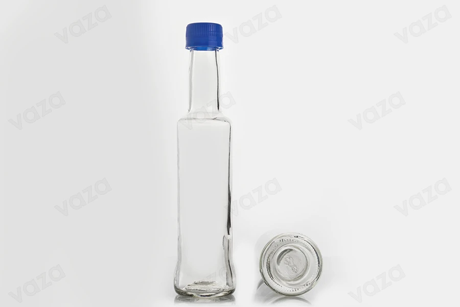 Μπουκάλι για ούζο 200 ml με βιδωτό στόμιο (PP 28)-εικόνα_σύνθεση