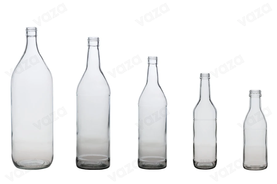 Μπουκάλι για ούζο με βιδωτό στόμιο 200 ml (PP 28)-