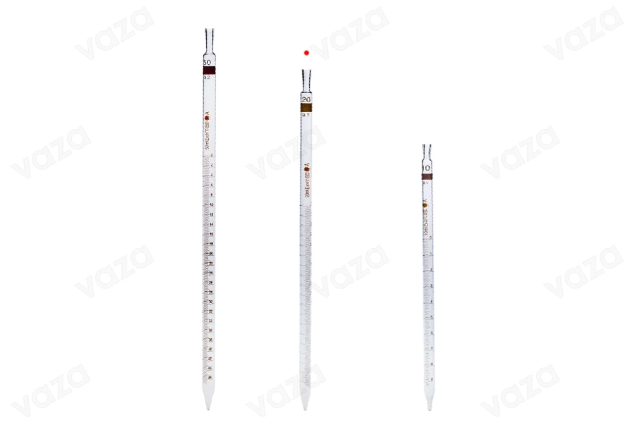 Pipetë qelqi e shkallëzuar për volum të përcaktuar 20 ml Pipetë qelqi e shkallëzuar për volum të përcaktuar 20 ml-imazh_grup