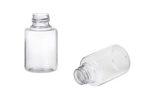 Μπουκαλάκι PET 65 ml διάφανο με στόμιο PP 24