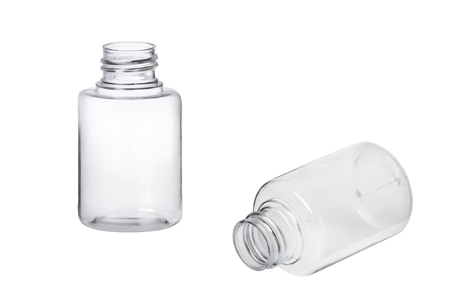 Μπουκαλάκι PET 65 ml διάφανο με στόμιο PP 24