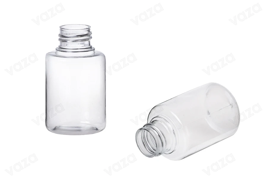Μπουκαλάκι PET 65 ml διάφανο με στόμιο PP 24 Μπουκαλάκι PET 65 ml διάφανο με στόμιο PP 24-