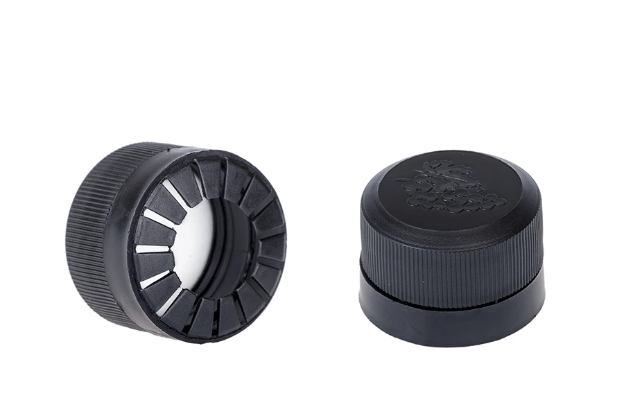 Bouchon en plastique pour bouteille factice avec sécurité PP 35-photo_produit